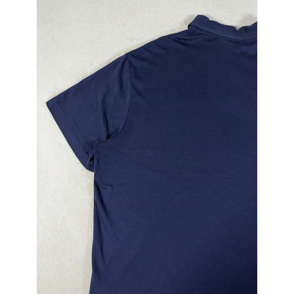 Polo Ralph Lauren Polo Shirt Mens XL Navy Blue Classic Fit Cotton Small Pony